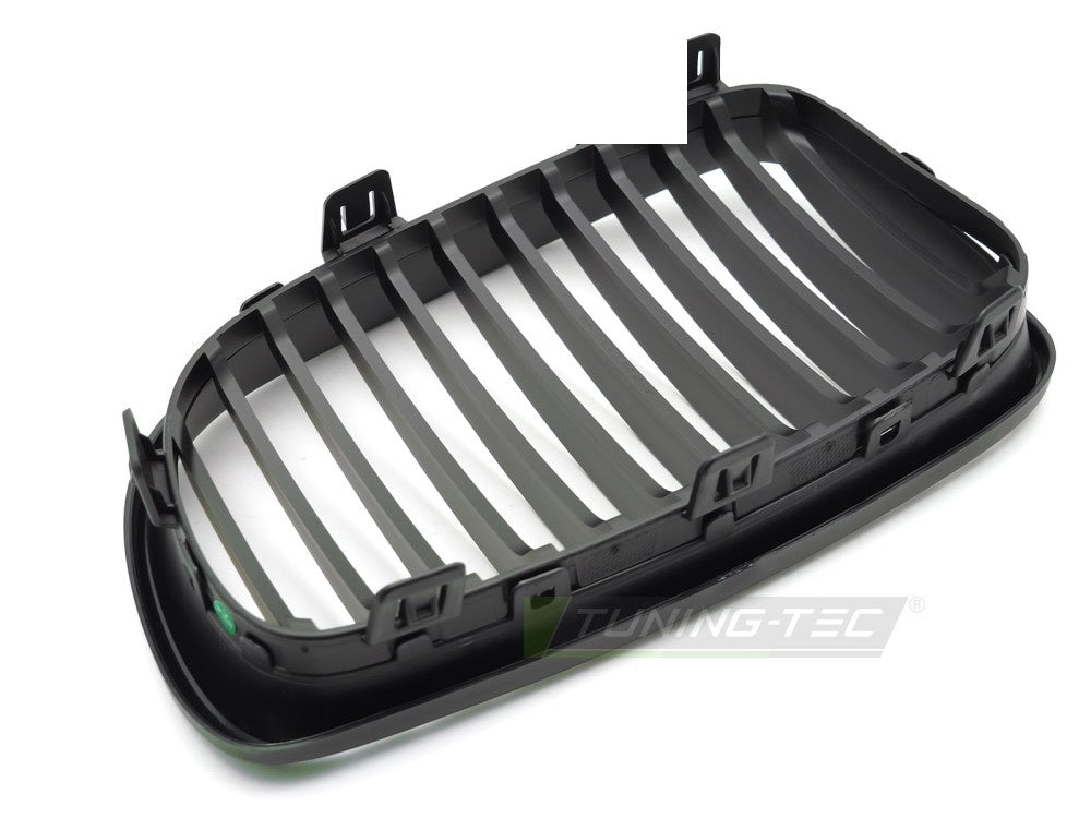 Matt svart erstatningsgrill for BMW 1-serie E81/E87 – produktbilde