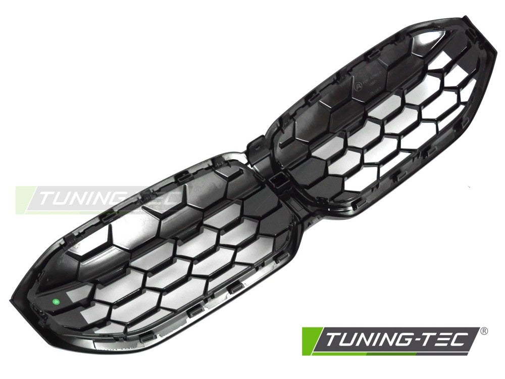 Frontgrill med diamond-design for BMW G20 LCI – sølv og svart finish