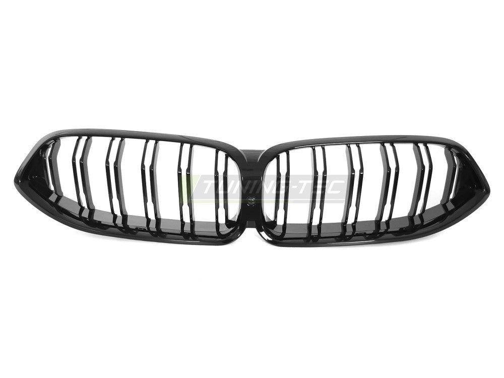 BMW 8-Serie G14 G15 sport grill double bar design helsvart finish
