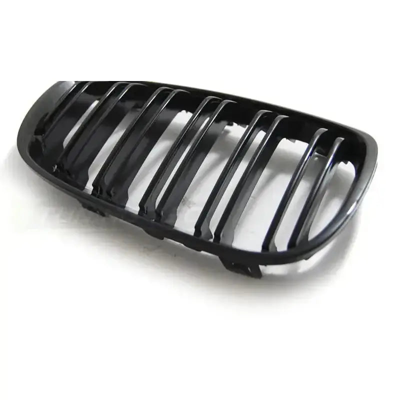 Grill Bmw E92/e93 07-10 C/c Glossy Black Double Bar M-look