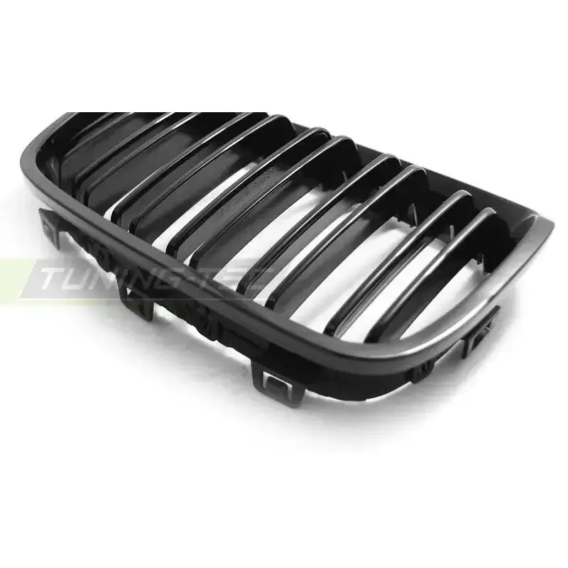 Grill Bmw F20 F21 11-12.14 Glossy Black Double Bar M-look