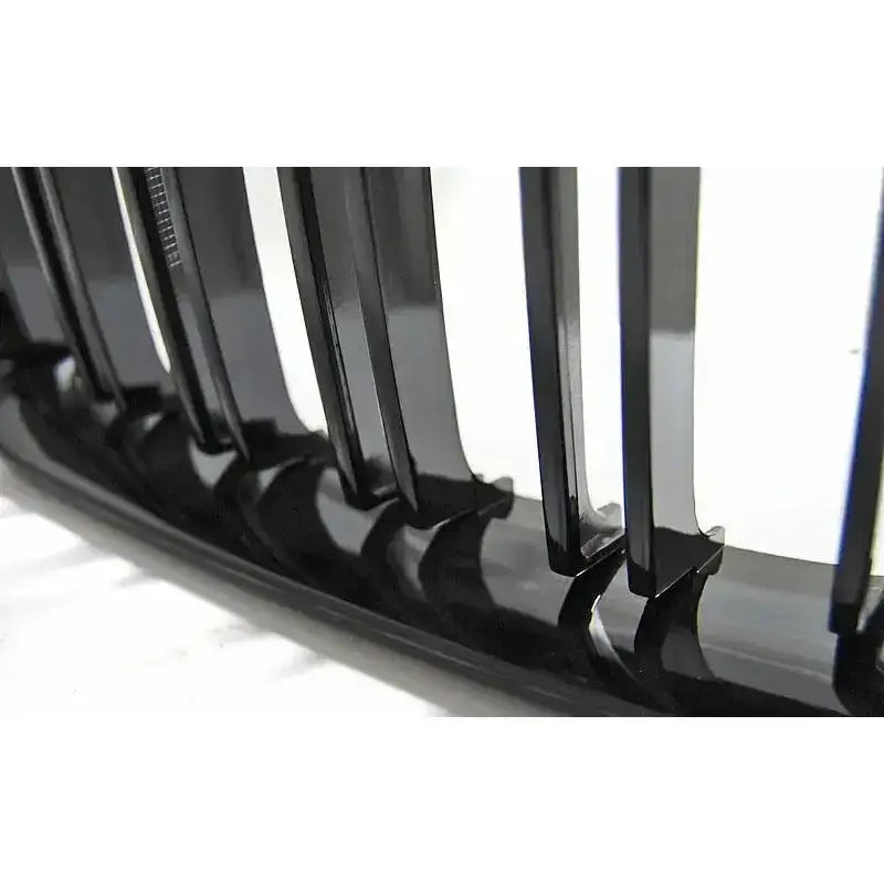 Grill Bmw F20 F21 Lci 15-18 Glossy Black Double Bar