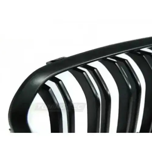 Grill Bmw F20 F21 Lci 15-18 Matt Black Double Bar