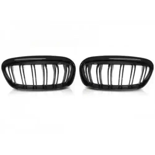 Grill Bmw F45/f46 14-18 Glossy Black Double Bar