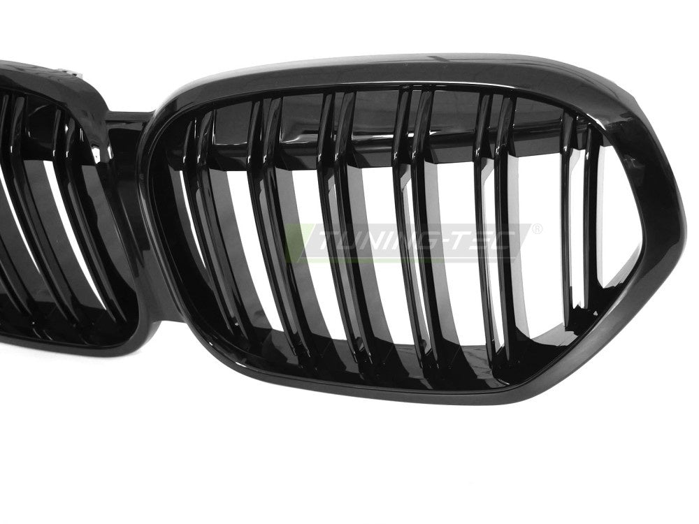 Komplett grill-sett BMW X1 F48 LCI 2020–2022 glossy svart GRBMU6