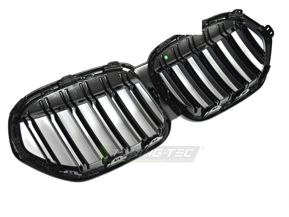 Komplett grill-sett BMW X1 F48 LCI 2020–2022 glossy svart GRBMU6