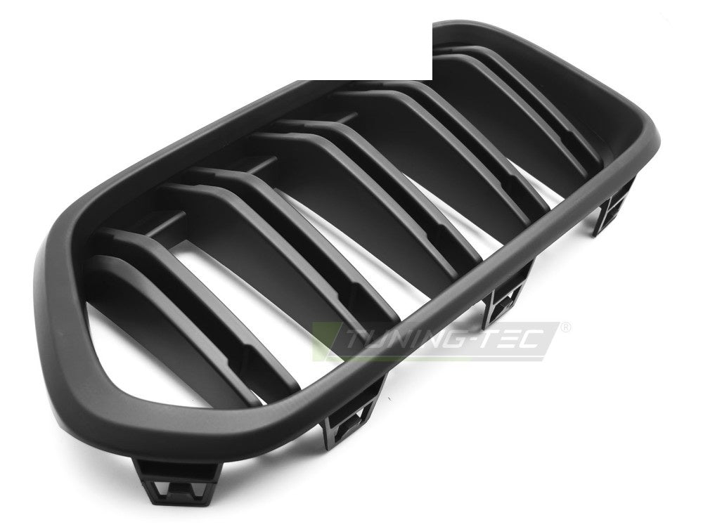 Nyregrill GRBMV3 BMW X2 F39 matt svart finish sett fra siden