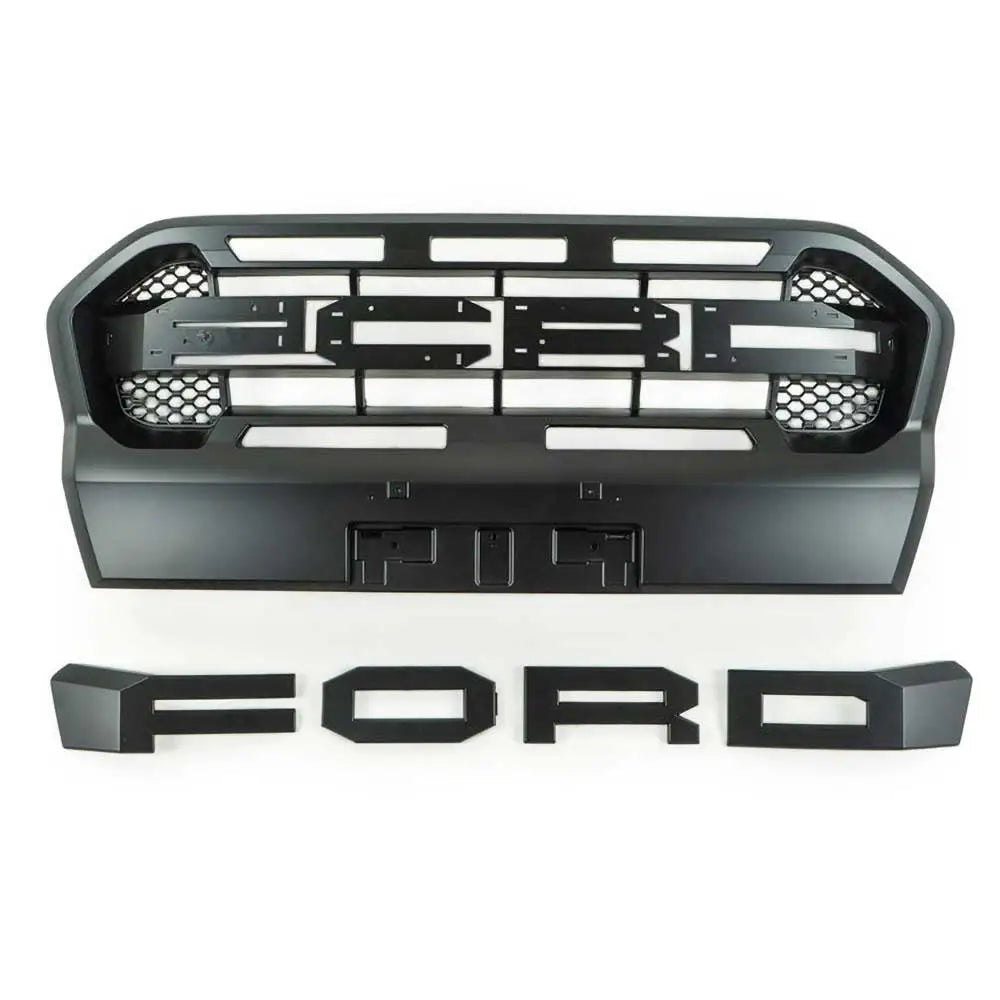 Grill med Ford-emblem i Svart Farge - Ford Ranger Pxiii 19-22 Eu