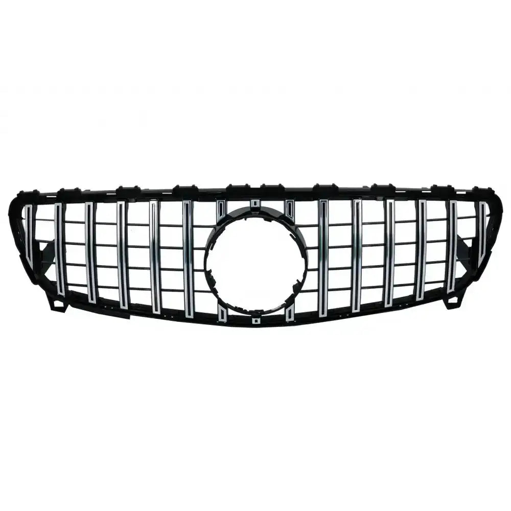 Grill Mercedes A-class W176 Facelift 15-18 A45 Gt-r Panamericana Design Black / Chrome