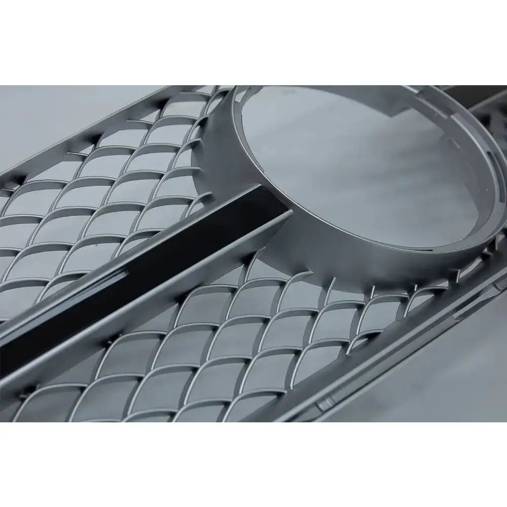 Grill Mercedes C-class W204 S204 Limousine Station Wagon 07-14 Sport Brushed Dark Grey Sl Look