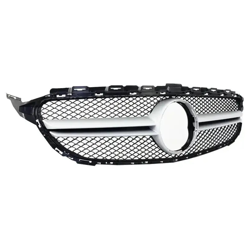 Grill Mercedes C-class W205 S205 C205 A205 14-18 C63 Design Silver