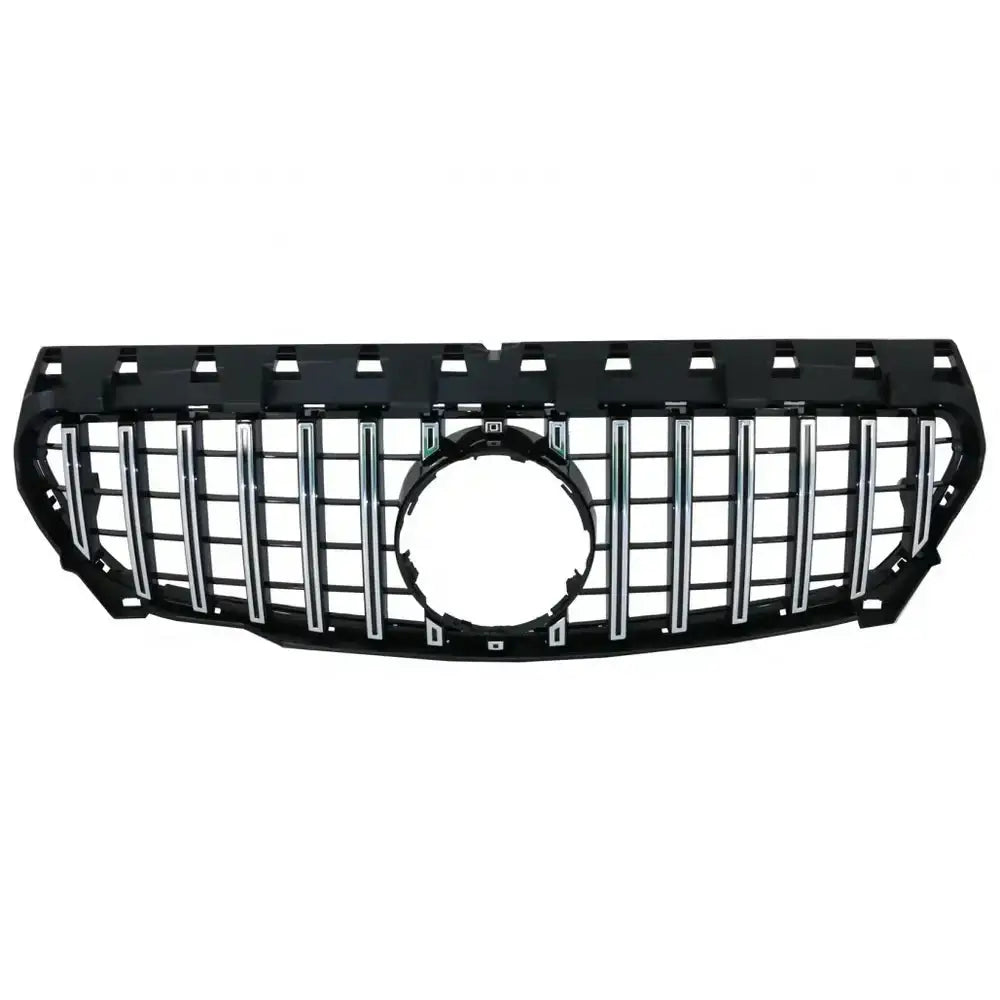 Grill Mercedes Cla C117 X117 W117 13-18 Cla45 Gt-r Panamericana Design Black Chrome V.1