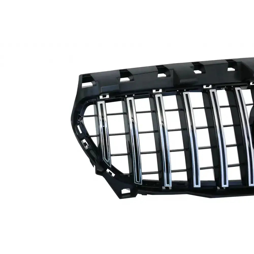 Grill Mercedes Cla C117 X117 W117 13-18 Cla45 Gt-r Panamericana Design Black Chrome V.1