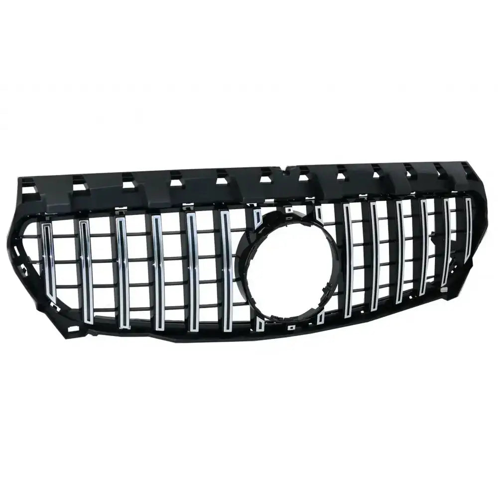Grill Mercedes Cla C117 X117 W117 13-18 Cla45 Gt-r Panamericana Design Black Chrome V.1