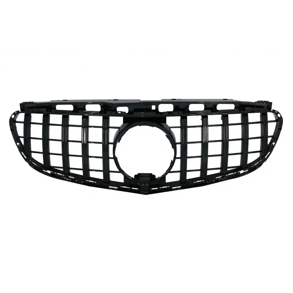 Grill Mercedes E-class W212 S212 Facelift 13-16 Gt-r Panamericana Design Full Piano Black