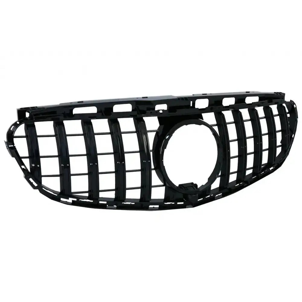 Grill Mercedes E-class W212 S212 Facelift 13-16 Gt-r Panamericana Design Full Piano Black