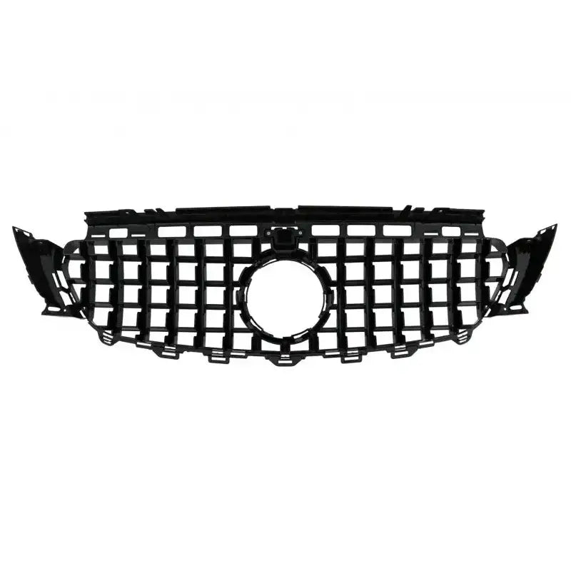 Grill Mercedes E-class W213 S213 C238 16- Gt-r Panamericana Design Black With 360 Camera