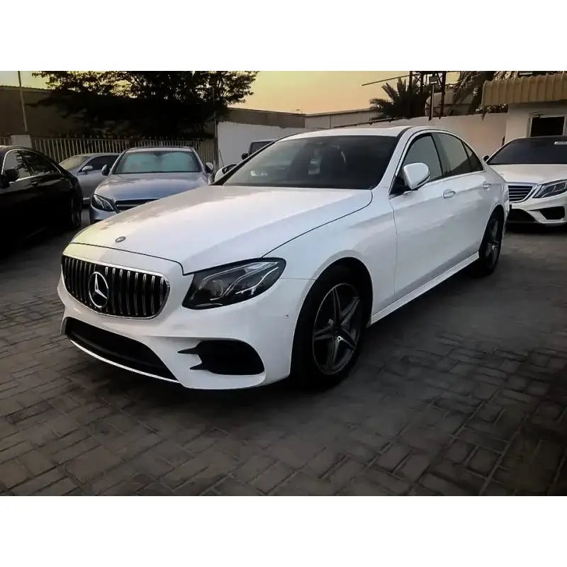 Grill Mercedes E-class W213 S213 C238 16- Gt-r Panamericana Design With 360 Camera