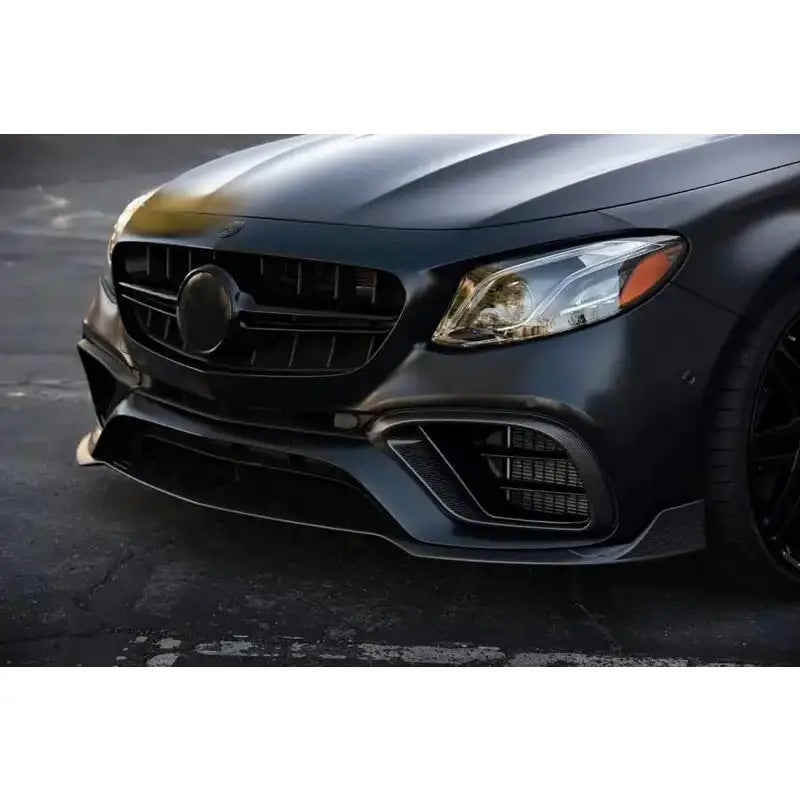 Grill Mercedes E-class W213 S213 C238 A238 16 + Black E63 Design Without 360 Camera