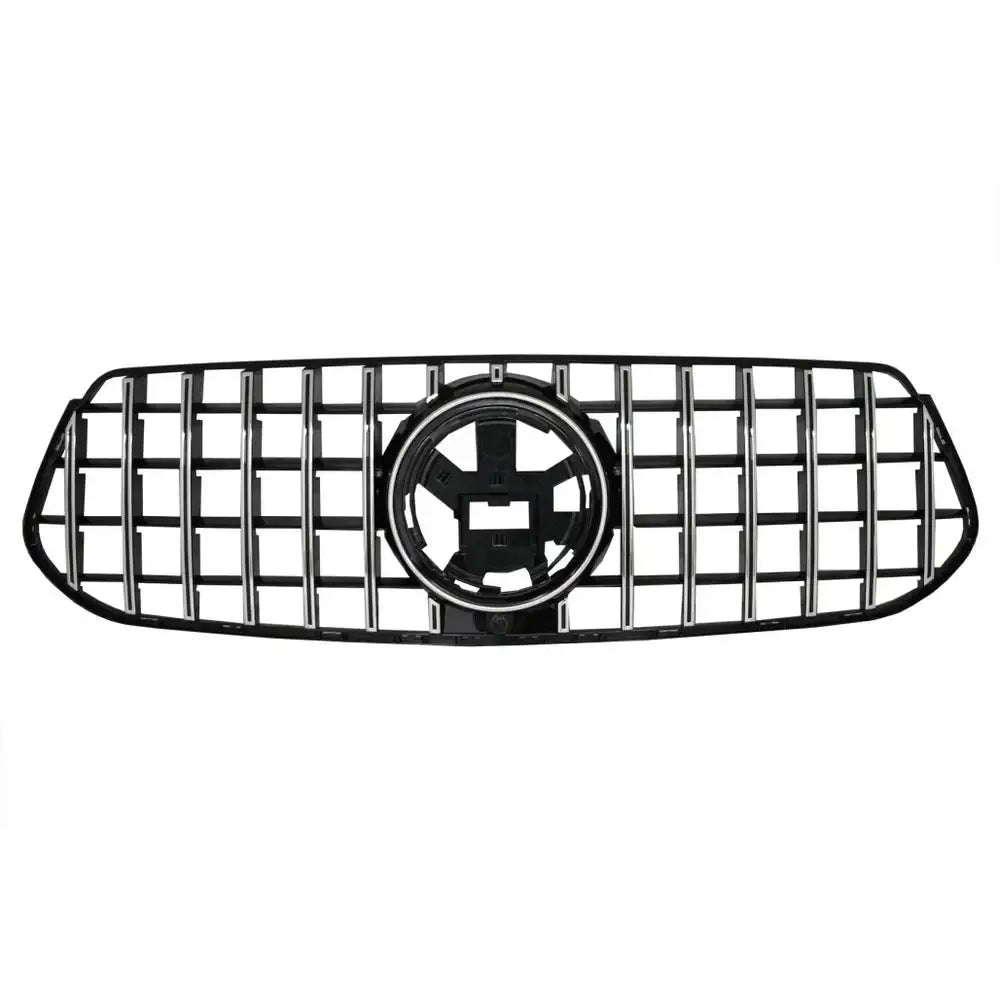 Grill Mercedes Gle Suv W167 V167 Gle Coupe C167 Sport Package 19 + Gtr Panamericana Design Glossy Black And Chrome