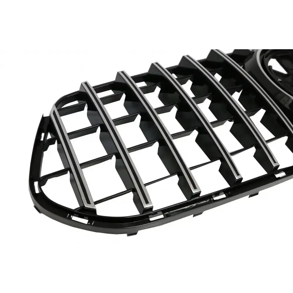 Grill Mercedes Gle Suv W167 V167 Gle Coupe C167 Sport Package 19 + Gtr Panamericana Design Glossy Black And Chrome