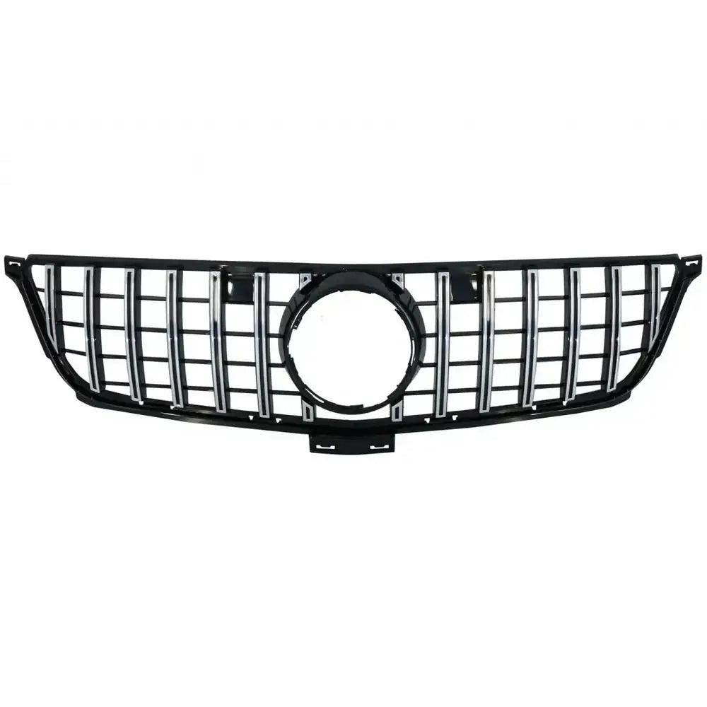 Grill Mercedes Ml-class W166 12-14 Gt-r Panamericana Design Black Chrome
