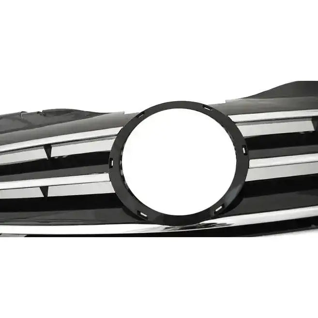 Grill Mercedes SLK R170 96-04 CL Style Black Chrome – nærbilde krom og svart finish
