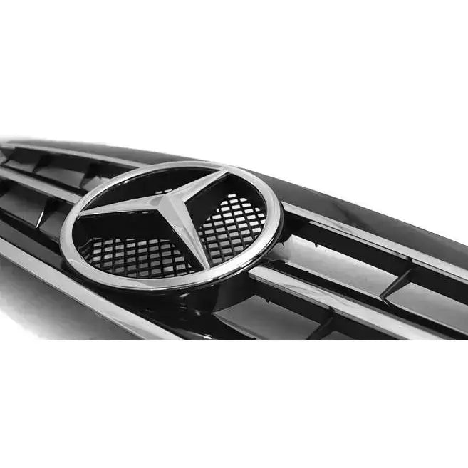 Grill Mercedes W203 00-07 Cl Style Black Chrome