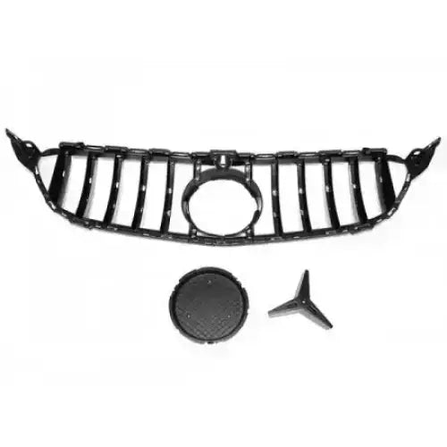 Grill Mercedes W205 14-18 Sport Glossy Black Chrome
