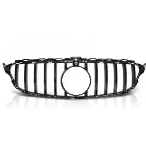 Grill Mercedes W205 18- Gt-r Style Glossy Black