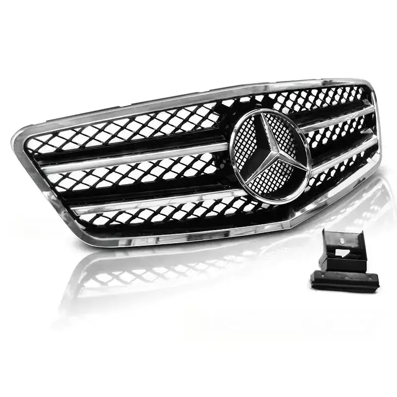 Grill Mercedes W212 09-13 Amg Style Black Chrome