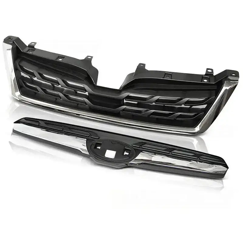 Grill Subaru Forester Iv 13-18 Chrome Black Lci Style