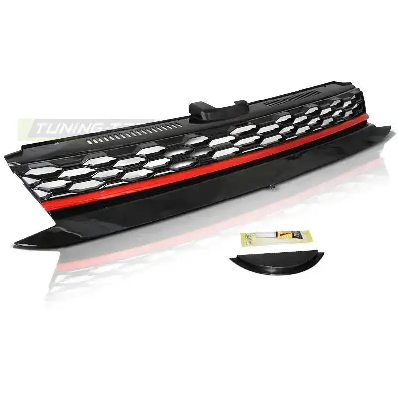 Grill Volkswagen Golf 7 17- Gti Style Red