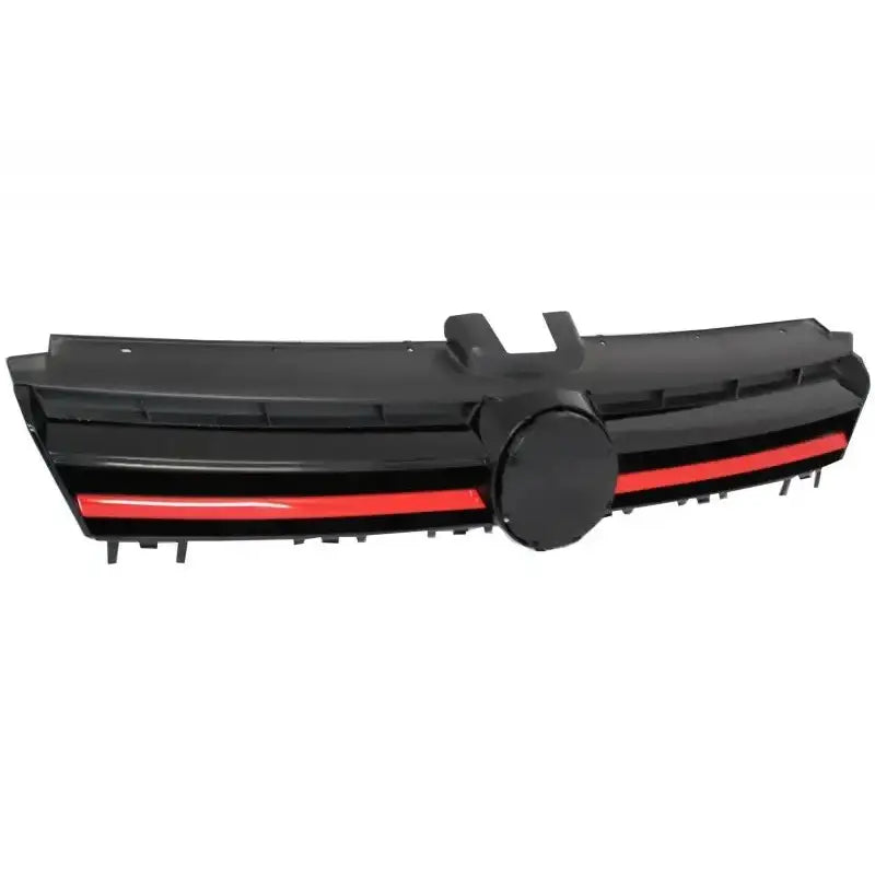 Grill Vw Golf Vii 7 5g 13-17 Gti R-line Design Red Insertions