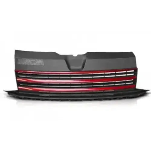 Grill Vw T6 2015- Black Red