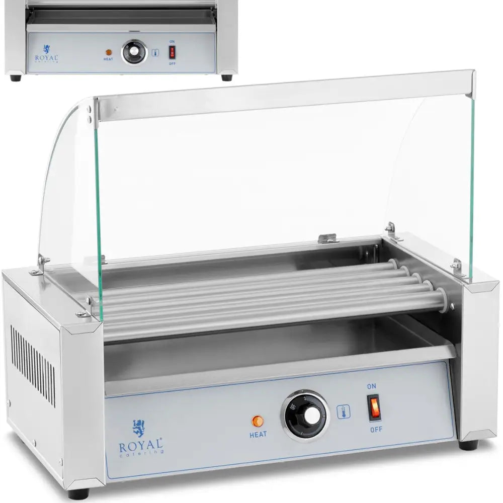 Grillpølsevarmer med Ruller - 5 Ruller 500 w