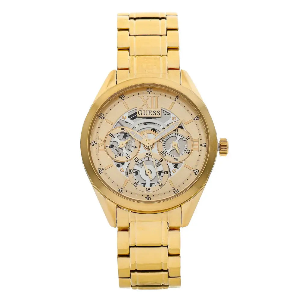 Guess Clear Cut Skeleton Original Damesklokke