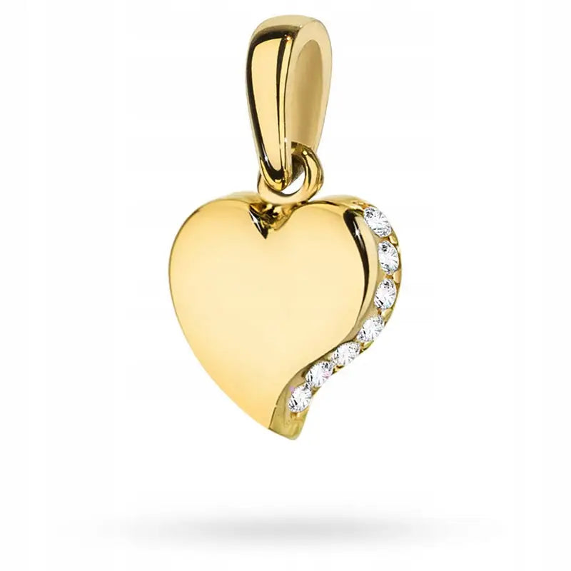 Charm Gullanheng 14k - 0,40-0,55g 7x12mm Kjede