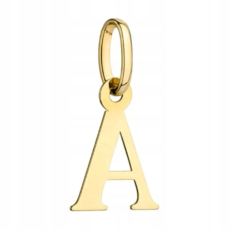 Charm Anheng 14k Gult Gull 17mm x 7mm til Kjede