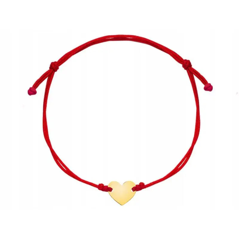 Armbånd Dame med Hjerte - Justerbart 333 Gullarmbånd