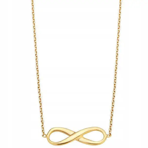 Smykke i Gull med Evighetssymbol - Justerbart 45 Cm