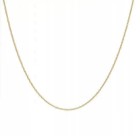 Gullsmykke Halskjede - 375 Gull Justerbart 40-44 Cm