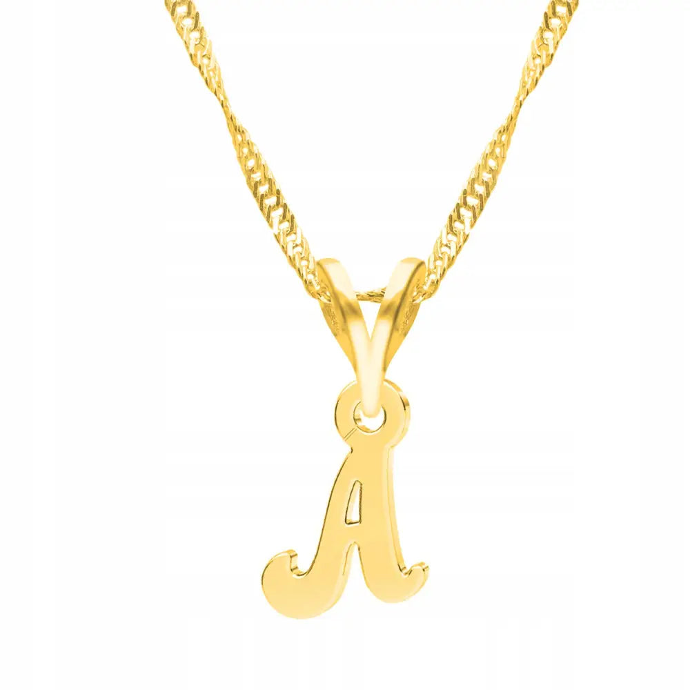 Gullsmykke a - Gullkjede Dame 925 52cm med Anheng