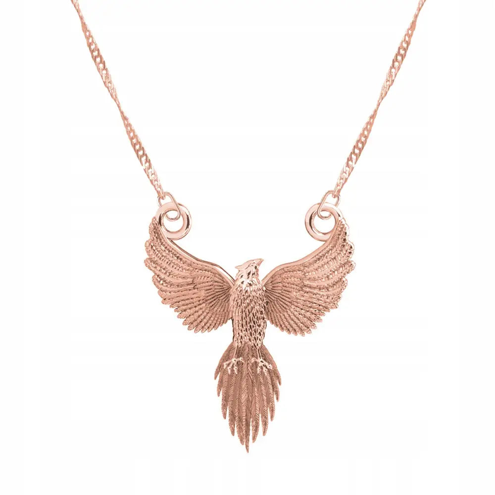 Gullsmykke Kjede - 18k Roségullbelagt Sølv 42cm