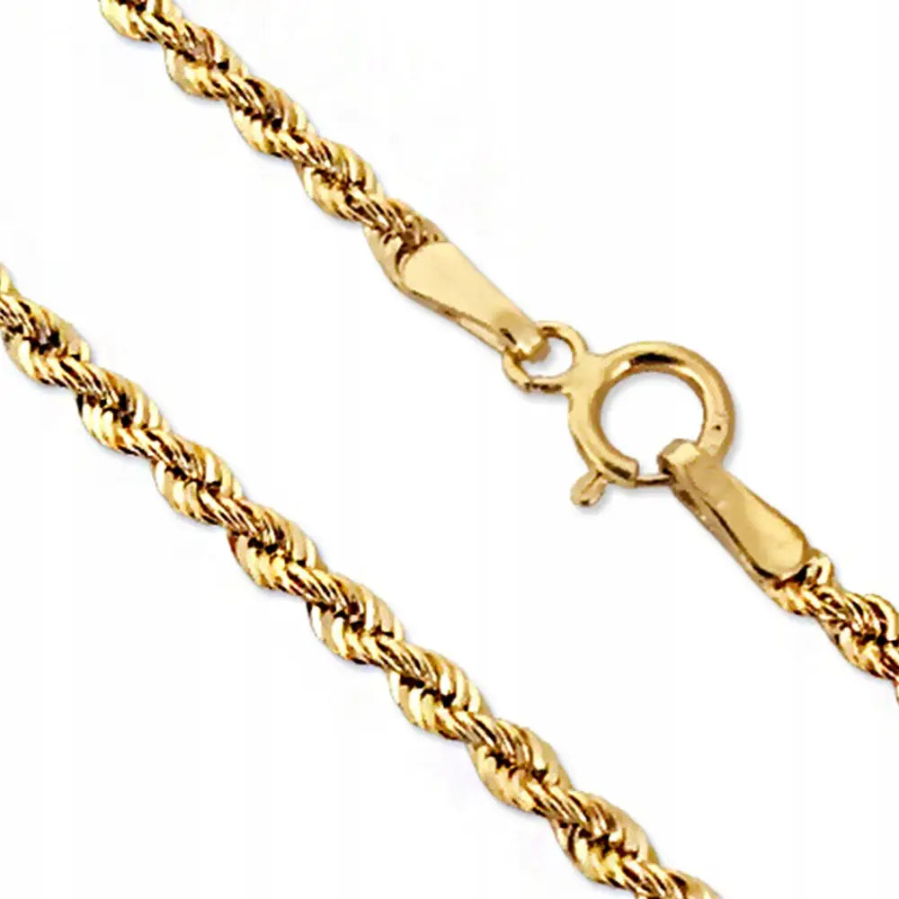 Gullsmykke Halskjede 585 Robust Kordflette Kvinnekjede