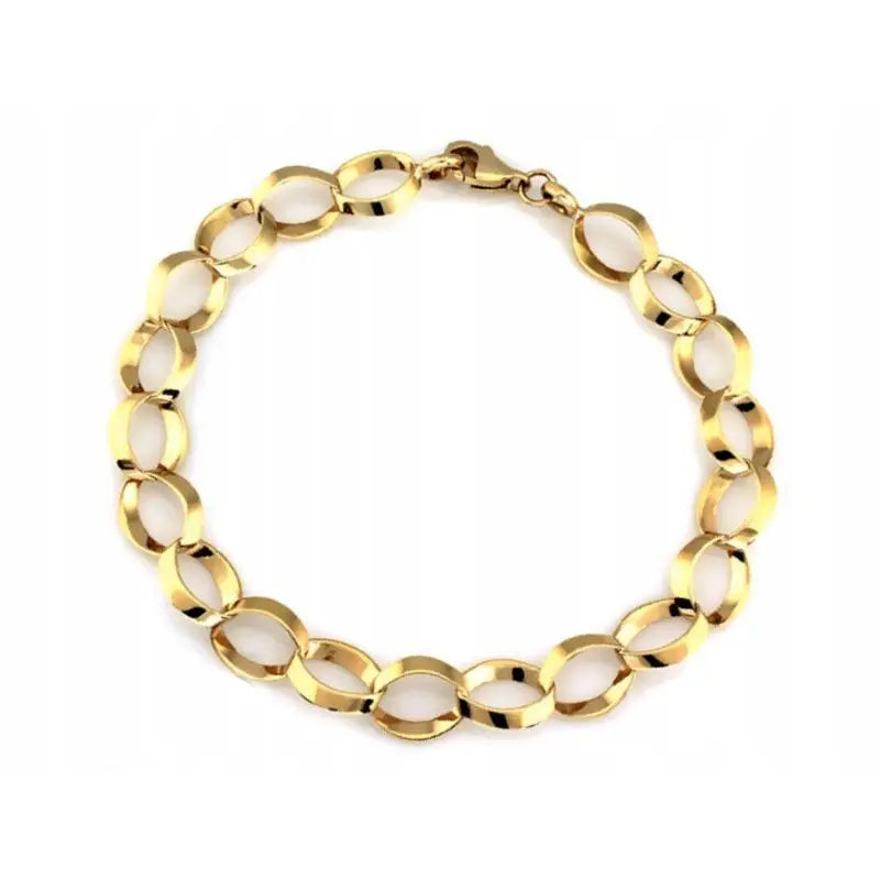 Armbånd Dame i Gull med Sirkler og Charms 4,8g