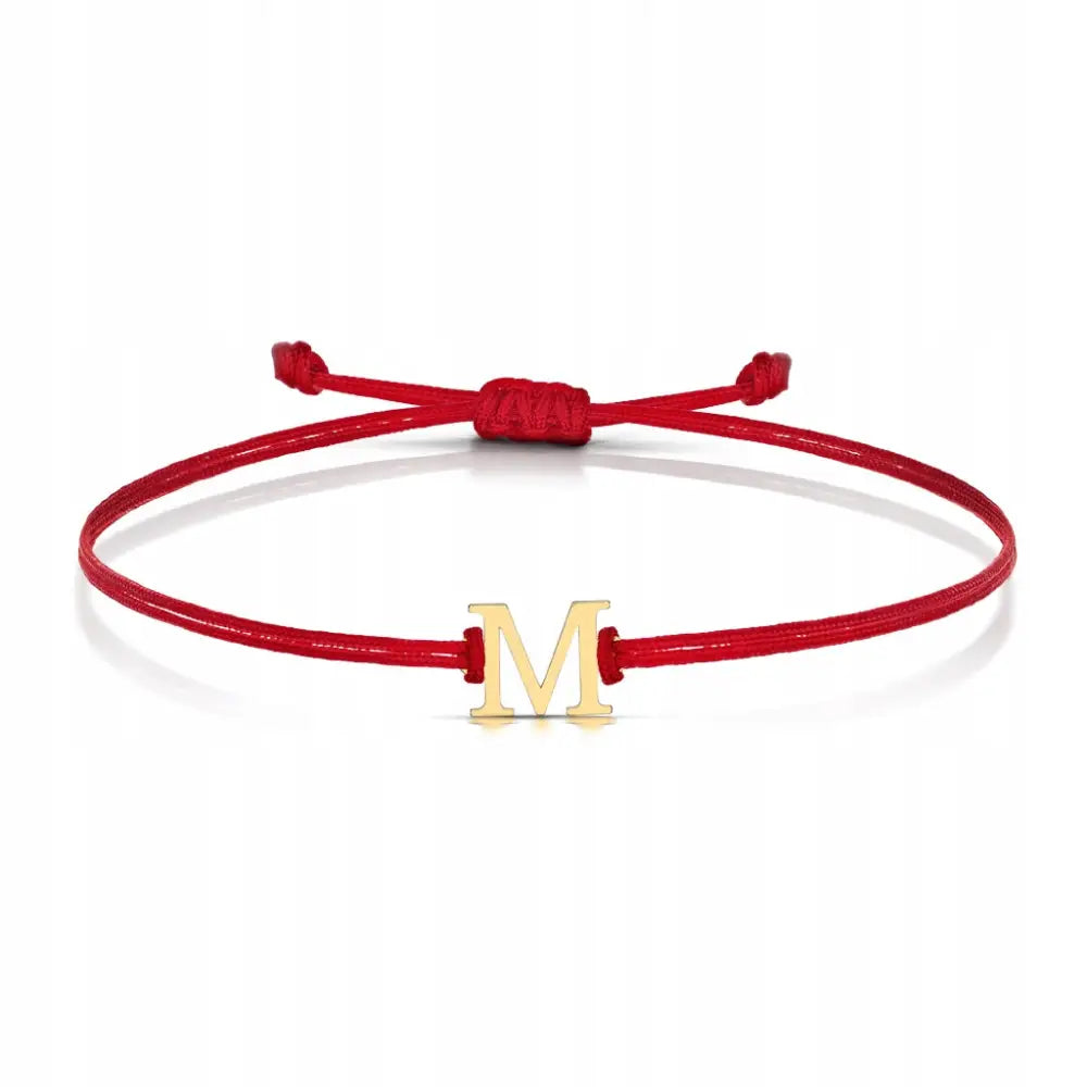 Armbånd Dame i Gull med m Gravering og Charms