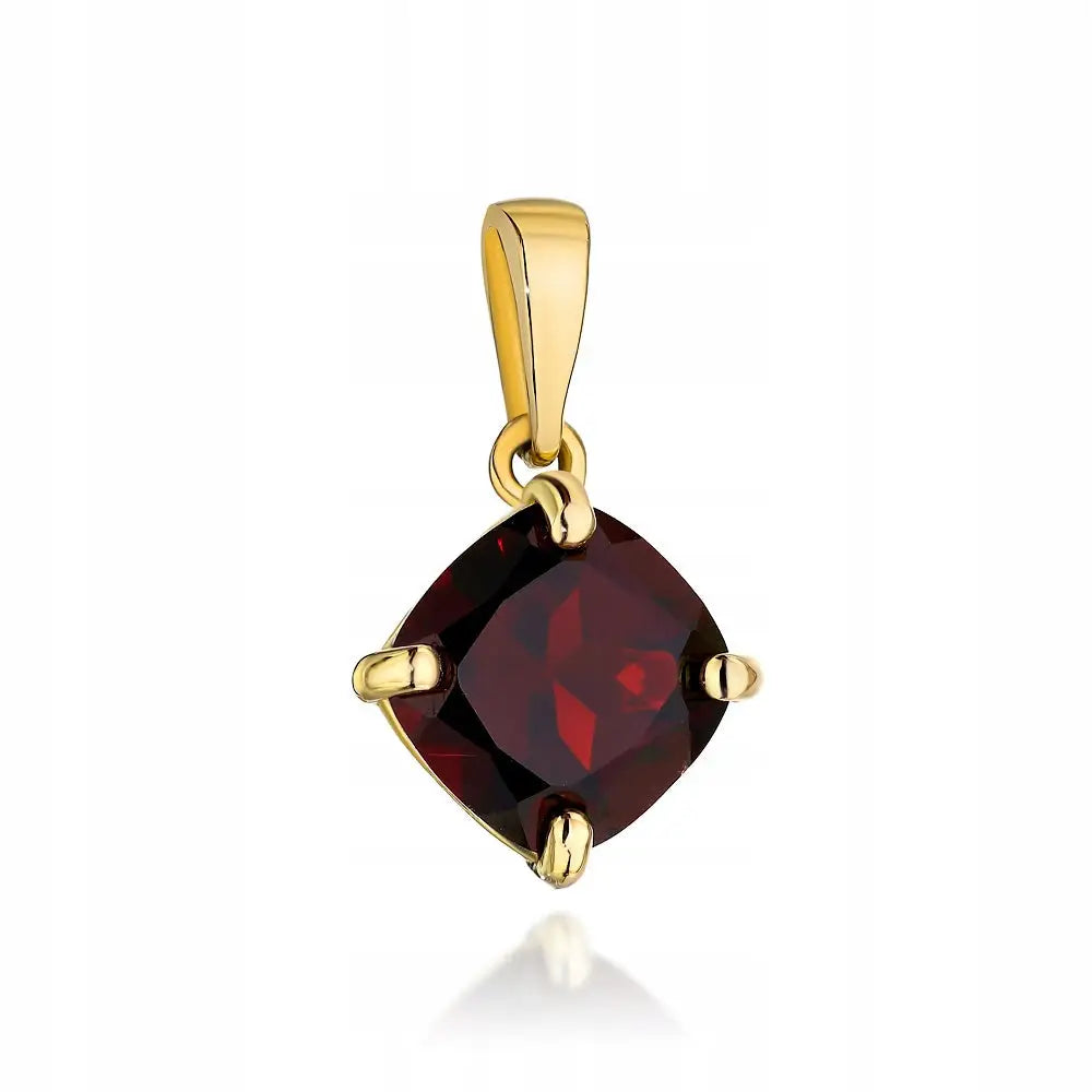 Charm Kjede 585 Elegant med Granat + Gaver