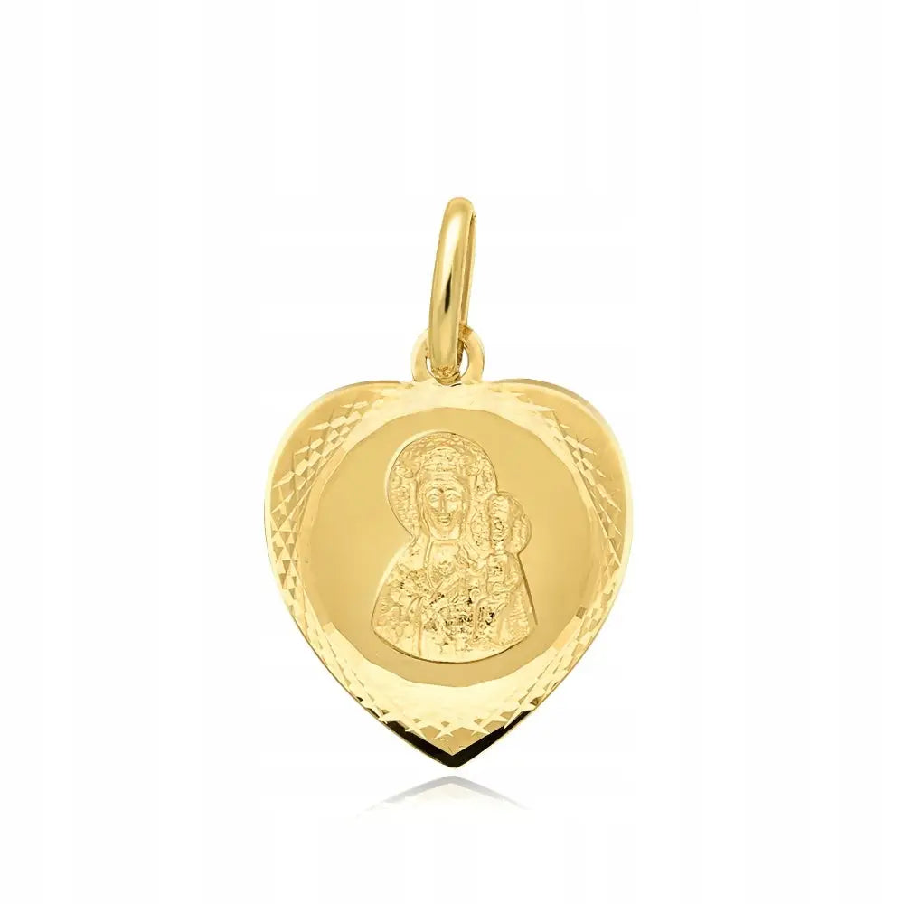 Charm Anheng - Medaljong av vår Frue Pr585 til Kjede