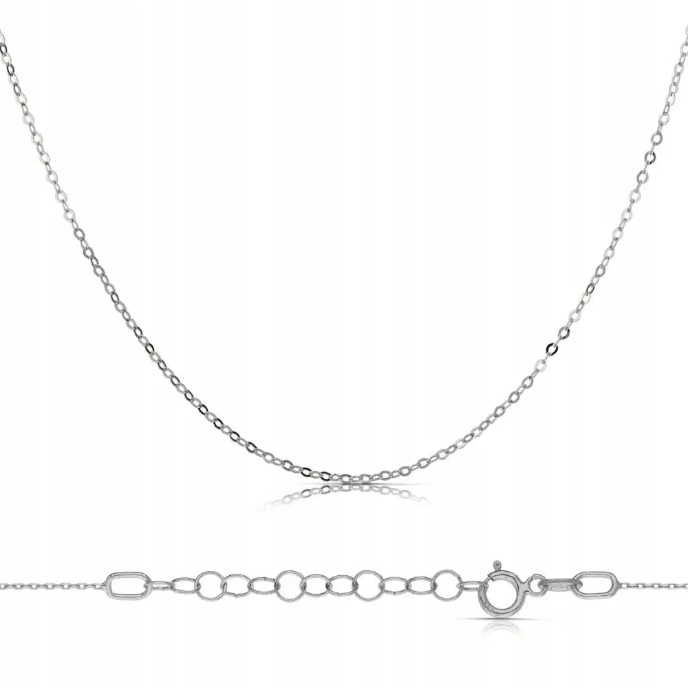 Gullsmykke Halskjede i Hvitt Gull for Damer